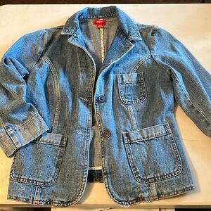 Tailored denim jacket